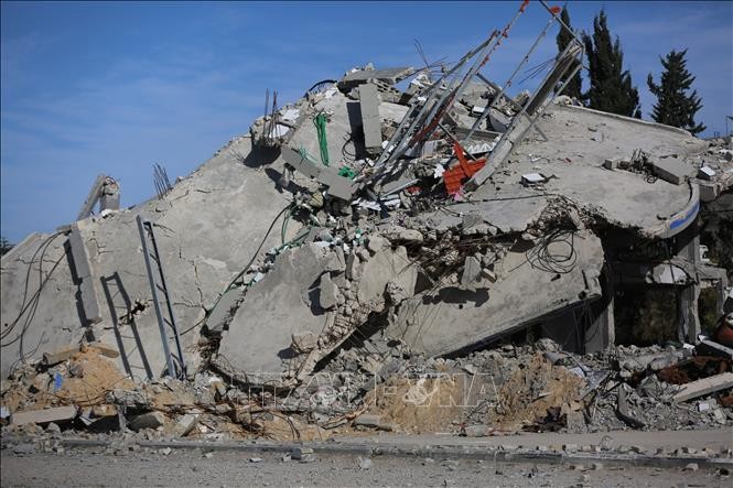 Une délégation du Hamas arrive au Caire pour négocier un cessez-le-feu - ảnh 1