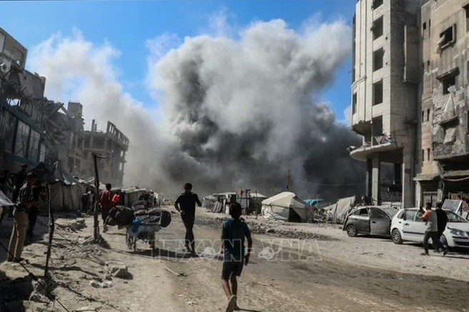 Conflit Hamas–Israël: raids israéliens massifs sur la ville de Gaza - ảnh 1