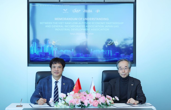 Coopération vietnamo-japonaise sur les technologies des drones - ảnh 1