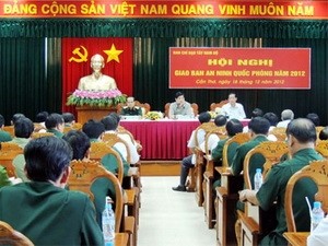 Hội nghị giao ban an ninh quốc phòng vùng Tây Nam bộ năm 2012 - ảnh 1