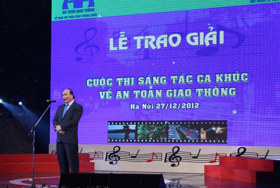 Trao giải Cuộc thi sáng tác ca khúc về an toàn giao thông - ảnh 1