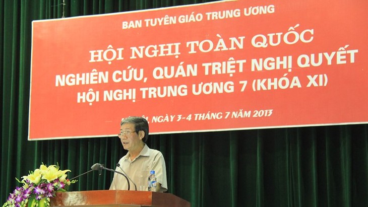 Hội nghị toàn quốc nghiên cứu, quán triệt Nghị quyết Hội nghị Trung ương 7 - ảnh 1