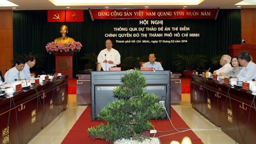 Thông qua Dự thảo Đề án thí điểm Chính quyền đô thị thành phố Hồ Chí Minh  - ảnh 1