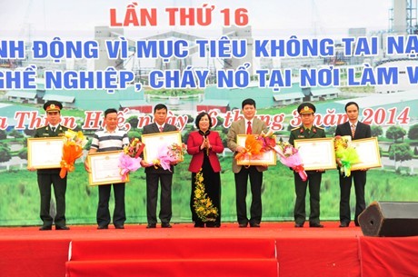 Phát động Tuần lễ quốc gia An toàn vệ sinh lao động - Phòng chống cháy nổ  - ảnh 1