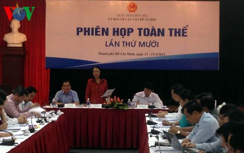 Ngày làm việc thứ hai trong phiên họp lần thứ 10 của Ủy ban các vấn đề xã hội của Quốc hội - ảnh 1