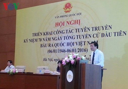 Tuyên truyền kỷ niệm 70 năm ngày Tổng tuyển cử đầu tiên - ảnh 1