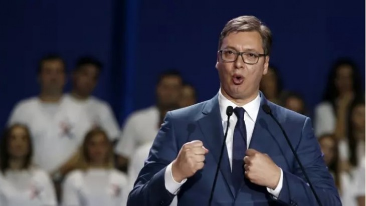 PM Serbia, Aleksandar Vucic menyatakan kemenangan - ảnh 1