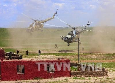 Mesir membantu membangun kembali pasukan tentara Libia - ảnh 1