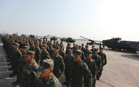 AS-Republik Korea-Thailand melakukan latihan perang militer - ảnh 1