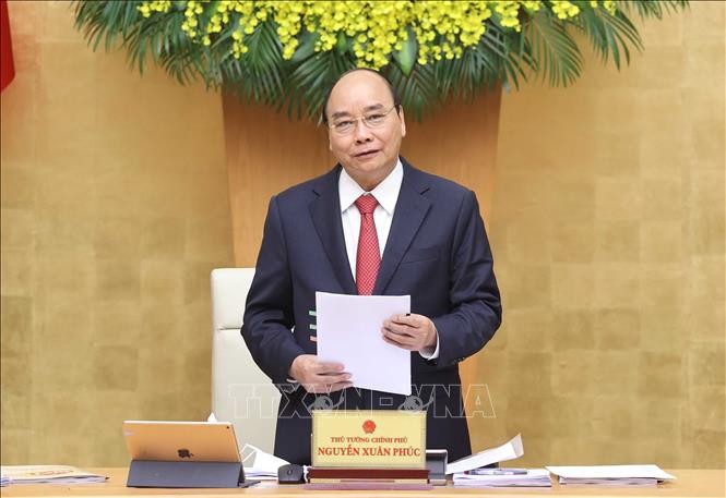 PM Nguyen Xuan Phuc Pimpin Sidang Periodik Pemerintah Bulan 2/2021 - ảnh 1