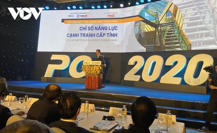 PCI 2020: Kualitas  Penyelenggaraan Ekonomi Tingkat Provinsi di Vietnam Dinilai Membaik Dratis  - ảnh 1