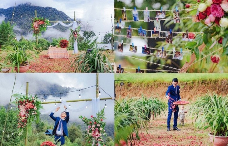 Pernikahan-Pernikahan Unik Di Tengah Wabah Covid-19 di Vietnam - ảnh 1