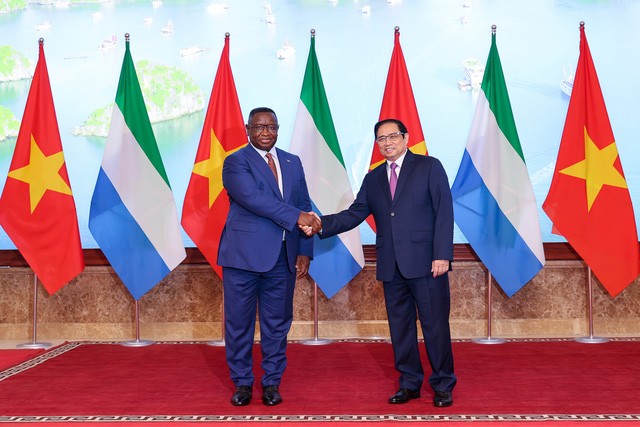 Sierra Leone Hargai Pengembangan Hubungan Persahabatan dan Kerja Sama Baik Dengan Vietnam - ảnh 1