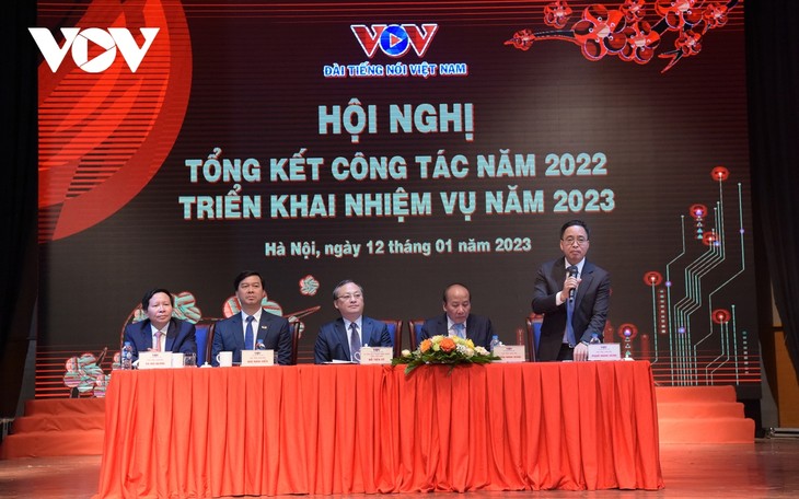 VOV Evaluasi Pekerjaan Tahun 2022, Gelar Tugas Tahun 2023 - ảnh 1