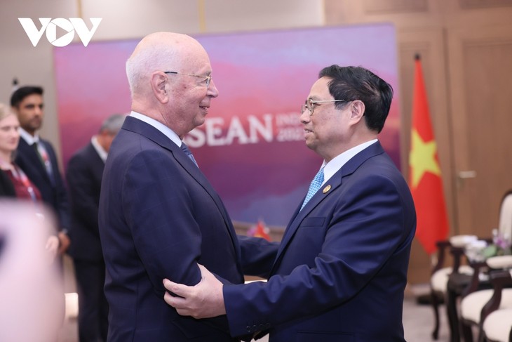 PM Vietnam, Pham Minh Chinh Terima Timpalannya dari Timor Leste dan Presiden WEF - ảnh 2