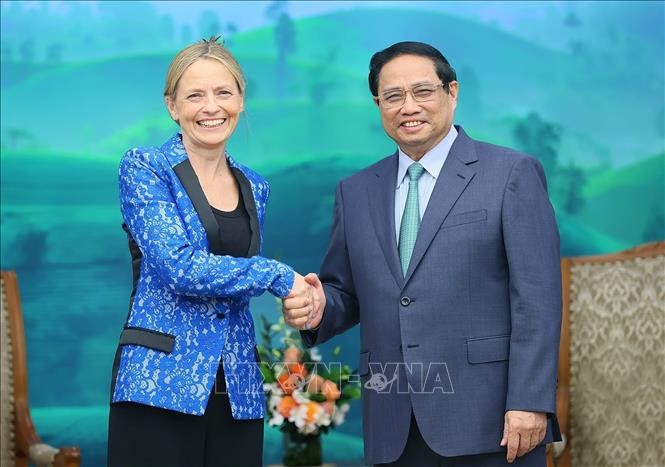 PM Vietnam, Pham Minh Chinh Minta Amazon supaya Perluas Investasi dan Bantu Badan Usaha Vietnam dalam Transformasi Digital - ảnh 1