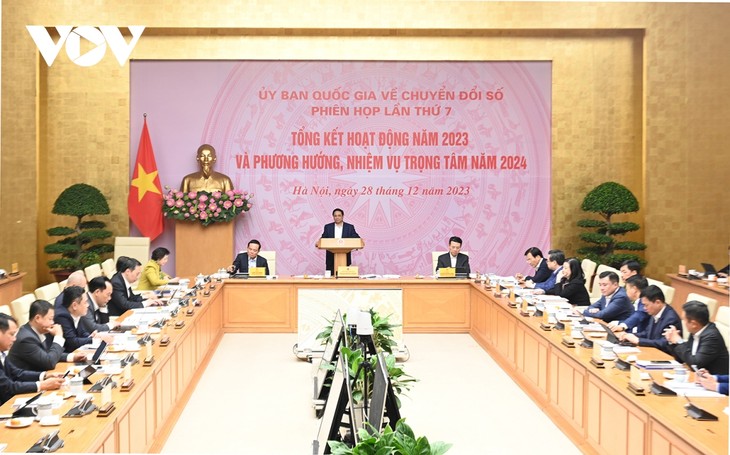 PM Vietnam, Pham Minh Chinh: Harus Bertekad Lebih Tinggi dalam Gelar Transformasi Digital Nasional  - ảnh 1