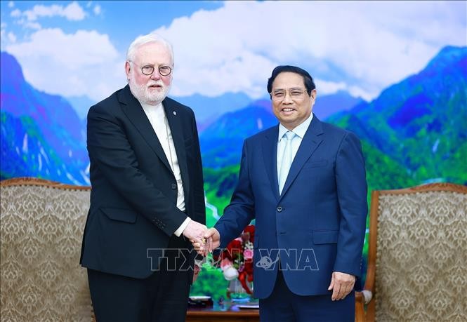 PM Vietnam, Pham Minh Chinh Terima Menlu Brasil dan Menlu Vatikan - ảnh 2