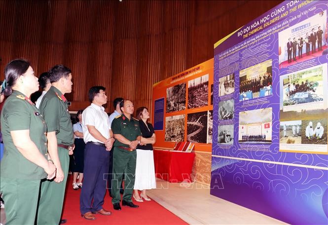 Hari Lingkungan Sedunia (5 Juni): Sekitar 300 Foto dan Benda tentang Penanggulangan Akibat Zat Kimia Beracun Dipamerkan - ảnh 1