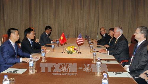 Pham Binh Minh rencontre Rex Tillerson - ảnh 1