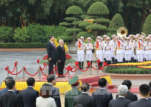 Entretien Nguyen Phu Trong-Xi Jinping - ảnh 1