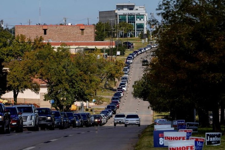 Record-breaking early voting in US election tops 80 million - ảnh 1