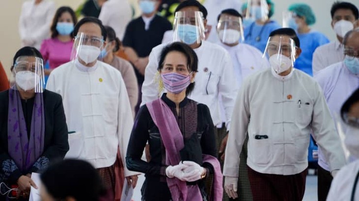 Myanmar military seizes power, detains elected leader Aung San Suu Kyi - ảnh 1