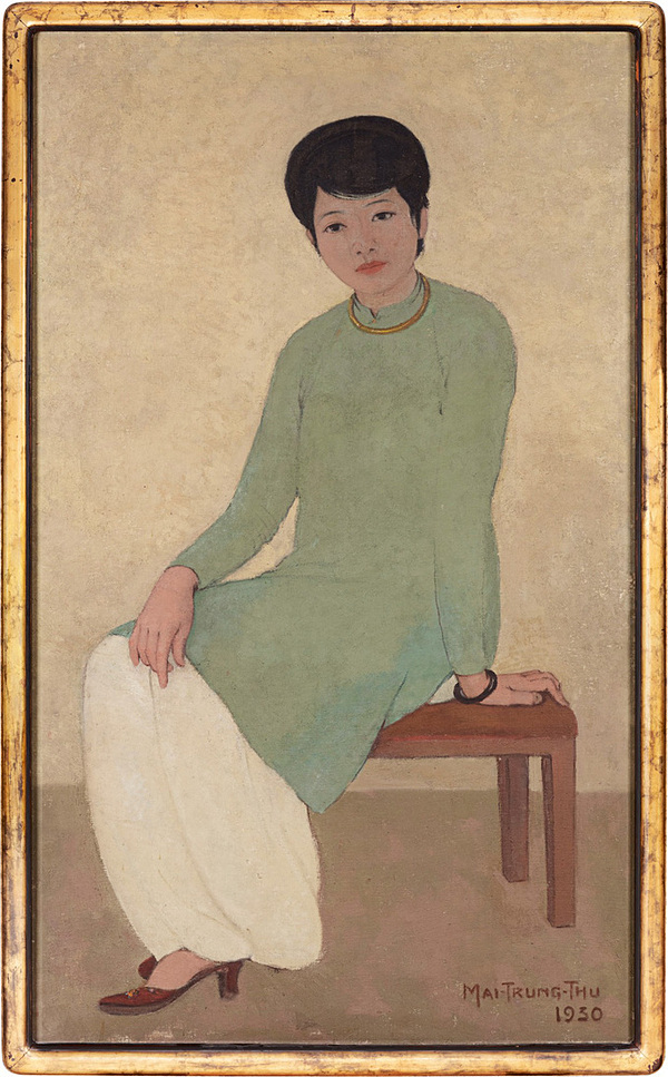 Vietnamese painting fetches record 3.1 million USD at Hong Kong auction - ảnh 1