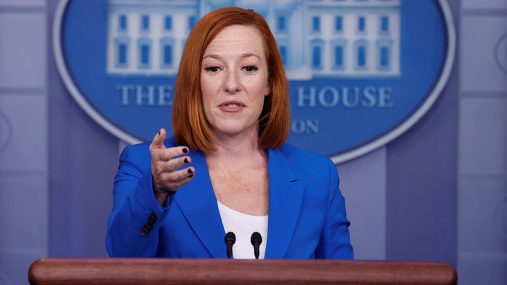 White House spokesperson Psaki has COVID-19, last saw Biden on Tuesday - ảnh 1