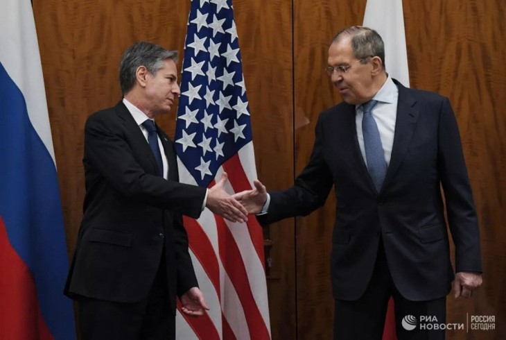 Lavrov, Blinken discuss Ukraine situation - ảnh 1