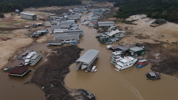 Amazon River falls to lowest in over a century amid Brazil drought - ảnh 1