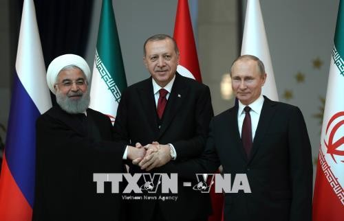 KTT  trilateral Rusia – Turki – Iran berbahas tentang Suriah - ảnh 1