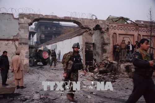 Terjadi kembali serangan bom di tempat pendaftaran pemilihan di Afghanistan  - ảnh 1