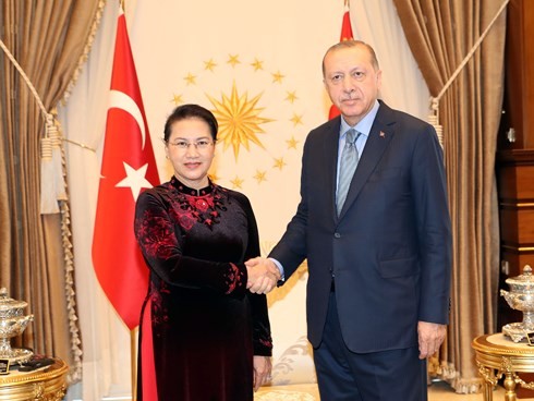 Ketua MN Vietnam, Nguyen Thi Kim Ngan melakukan pembicaraan dengan Ketua Parlemen Turki dan melakukan pertemuan dengan Presiden Turki - ảnh 2