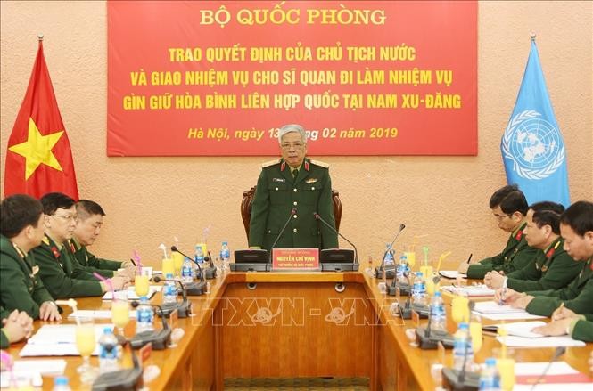 Menambahkan seorang perwira Viet Nam melakukan tugas menjaga perdamaian di Sudan Selatan - ảnh 1