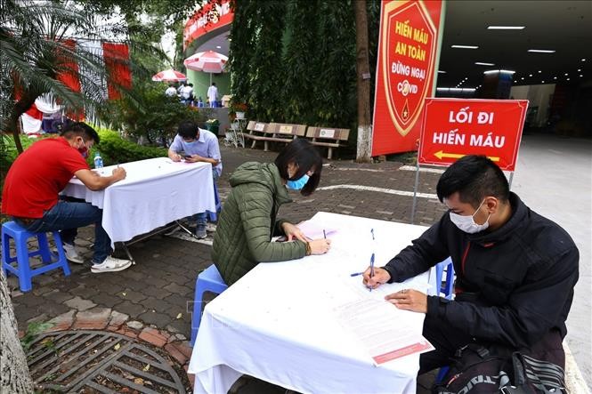 Pengurus  Besar Liga Pemuda Komunis Ho Chi Minh mengimbau anggota liga pemuda dan para pemuda supaya aktif menumbangkan darah sukarela - ảnh 1