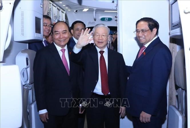 Sekjen KS PKV, Nguyen Phu Trong Akhiri Dengan Baik Kunjungan Resminya di Republik Rakyat Tiongkok - ảnh 1