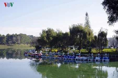 Schöner und attraktiver See Xuan Huong in Da Lat - ảnh 3