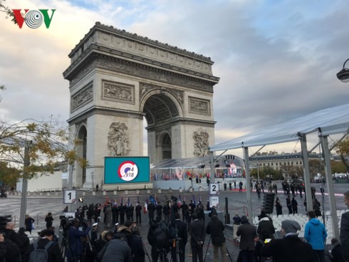 Frankreich begeht 100. Jahrestag des Endes des Ersten Weltkrieges - ảnh 1