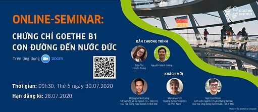 Online-Seminar: Auf dem Weg nach Deutschland mit dem Goethe-Zertifkat B1 - ảnh 1