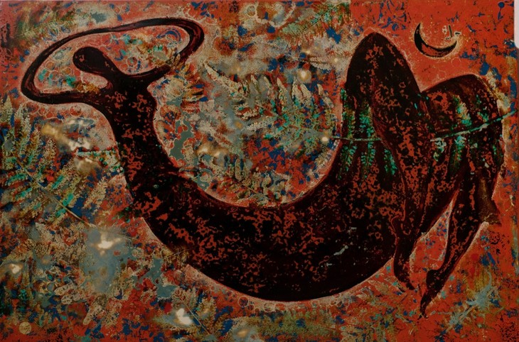 Ausstellung der Lackbilder in Hanoi - ảnh 1