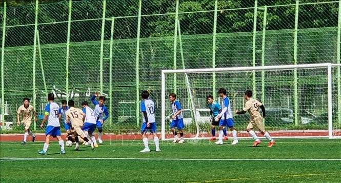 Das vietnamesische Fußballturnier in Südkorea VFAK Yeongnam Cup 2023 - ảnh 1