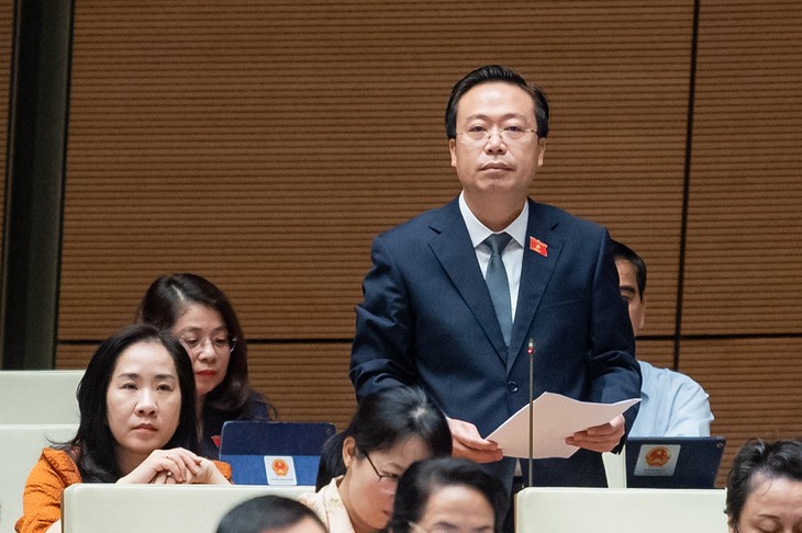 Das Parlament diskutiert Entwurf des geänderten Gesetzes über Immobilienhandel - ảnh 1