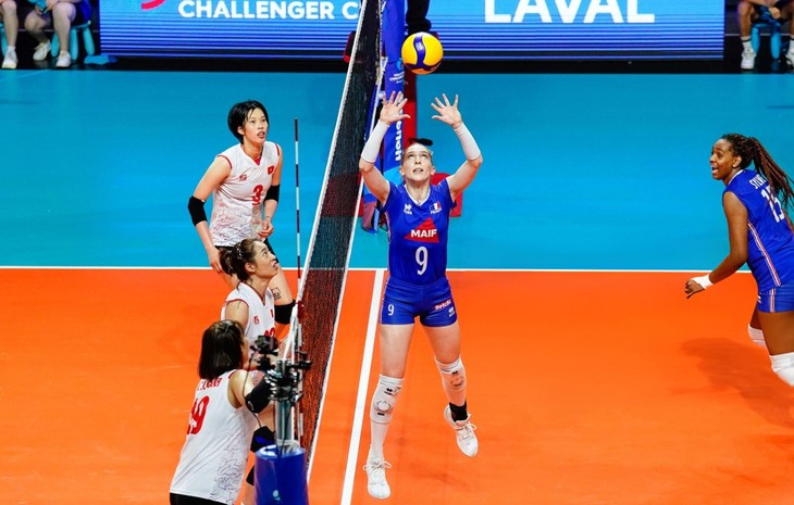 Die vietnamesische Volleyballmannschaft der Frauen ist bestrebt, Tickets für das Weltturnier zu behalten - ảnh 1