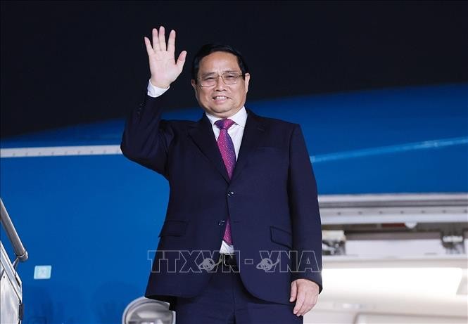 Premierminister Pham Minh Chinh beendet seinen Staatsbesuch in Indien - ảnh 1