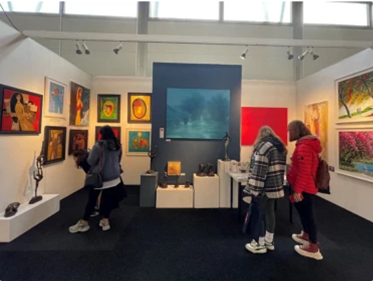 Die vietnamesischen Gemälde auf der internationalen Kunstmesse in London vorgestellt - ảnh 1