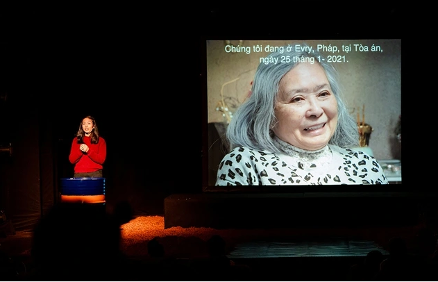 Vorstellung des Stücks über die vietnamesische Frau und ihr Kampf für die Agent-Orange-Opfer - ảnh 1