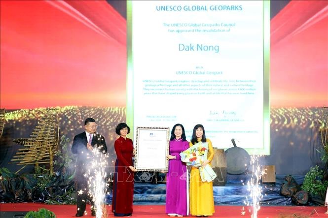 Dak Nong erhält zum zweiten Mal den Titel „UNESCO Global Geopark“ - ảnh 1