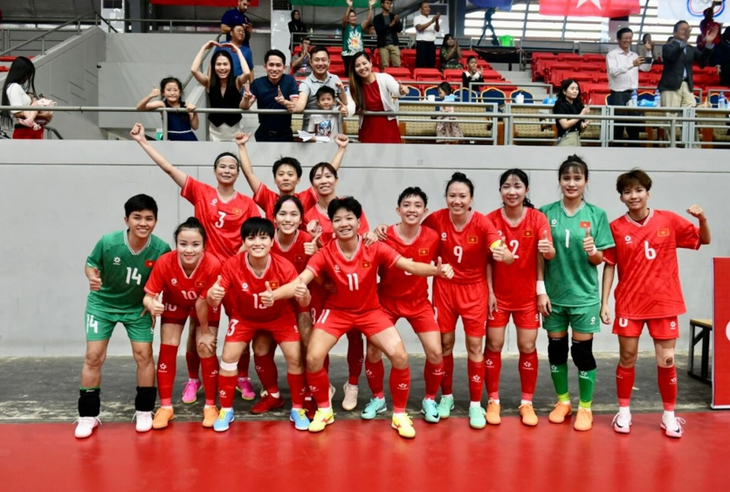 Die vietnamesische Futsal-Mannschaft der Frauen konkurriert um WM-Ticket - ảnh 1