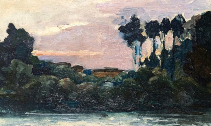 Mehr als 20 Gemälde von König Ham Nghi werden in Hue ausgestellt. - ảnh 1